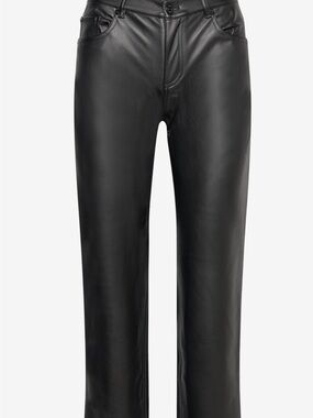 The Kooples Women's Black Faux Leather Jeans